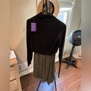 Brand new Seraphine knit 2 in 1 nursing maternity dress